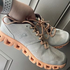 On cloud running shoes